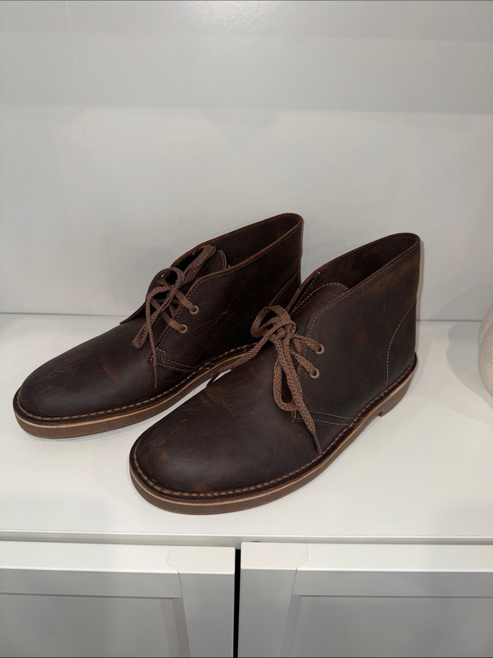 Clark’s Classic Brown Leather Chukka Boots - Men